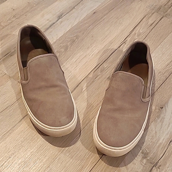 Tory Burch Grey Slip On Sneakers Size 7.5 - Picture 1 of 7